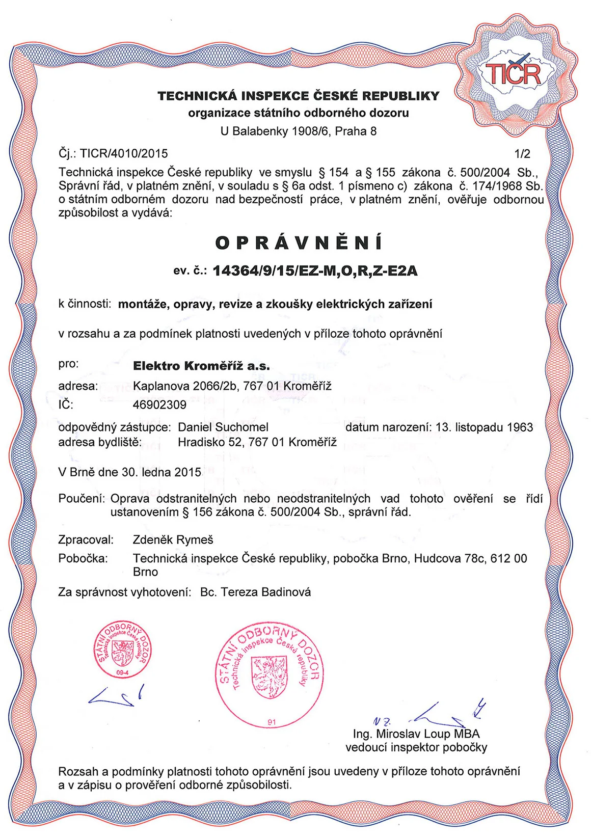 Základní dokument 1